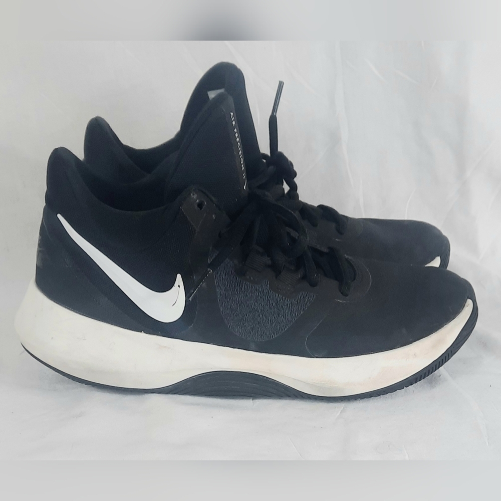 Nike Air Precision II NBK Men's Shoes Size 5 Black White AQ3521 001 Sneakers